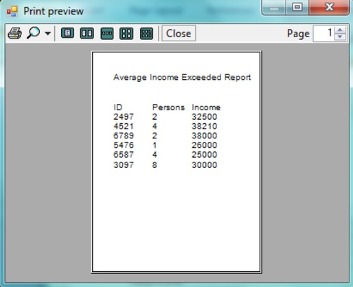 "Array of a structure. Create a project to analyze an income survey.