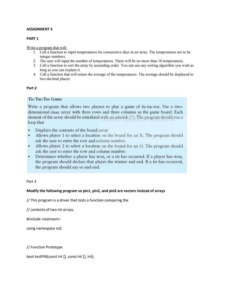 in C++ please The code should be well structured and has correct
