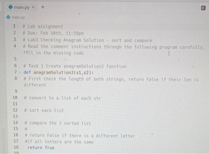 python main.py main.py \# print a table which display the test cases