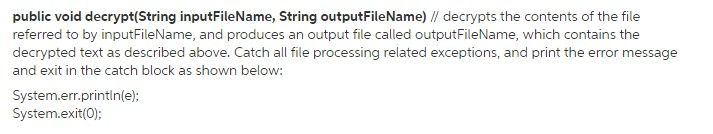 using a given cipher. The Sentry class stores information on which cipher