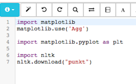 code that the professor started. The question is asking to finish the
