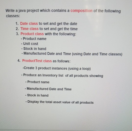 please post screenshot of code with the different classes and outcome. thanks.