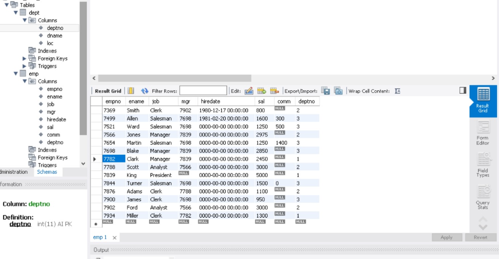 in commission. What commando to use? 4. Use partial questioning to find