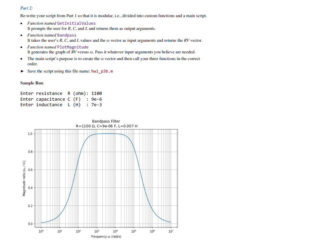 L Vi R V Input voltage signal V Output voltage signal V.