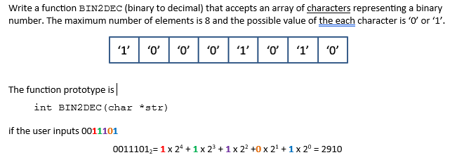 C-programming Activity 3 demonstrates function and data manipulation applied to binary to