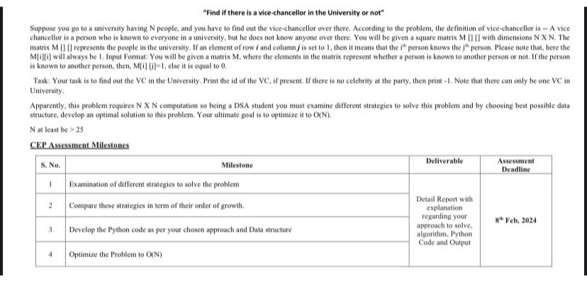  Do the following things 1- exaplain the problem 2- select an
