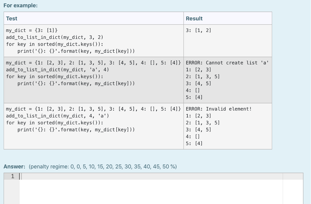 try and except in python code cheers Consider the following graph: We