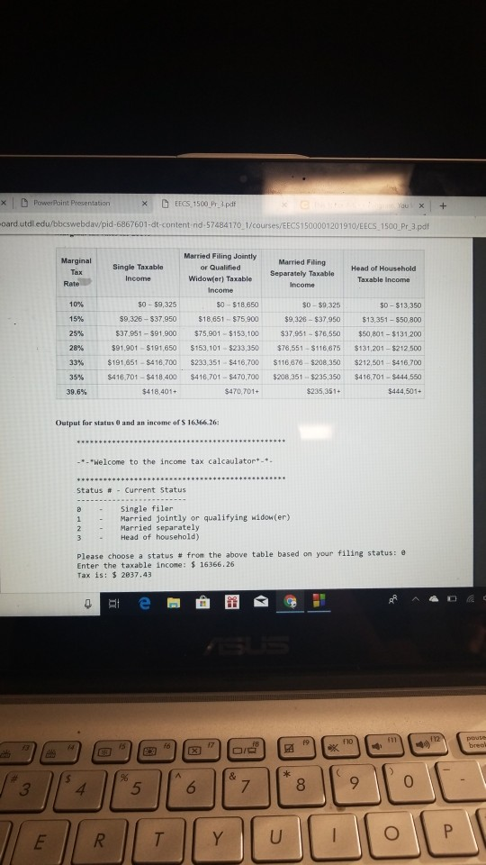 | + tdl edu/bbcswebdav/pid-6867601-dt-content-nid-57484170 1/courses/EECS15000 01201910/EECS 1500 Pr 3 pdf Assignment: 1.