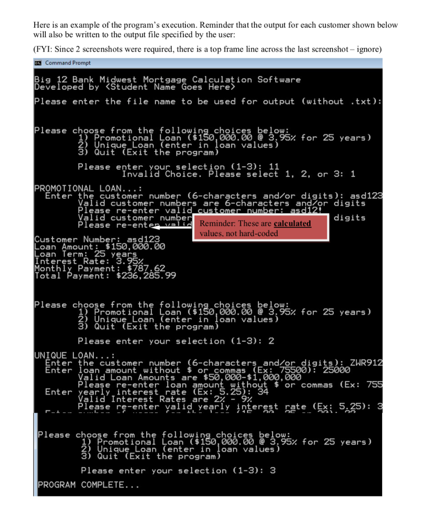 by the bank (your client): Big12 Bank Midwest needs software (i.e. a