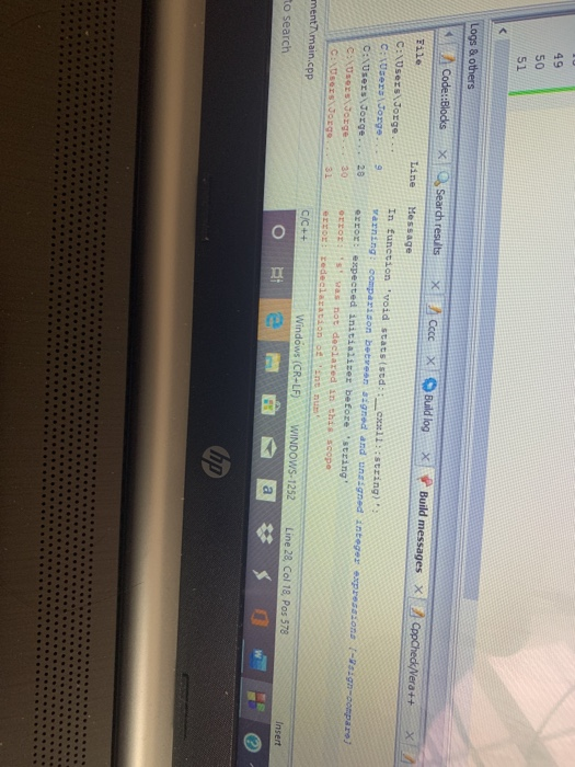 18 11- 18 11-0) else C++; es & others Coco Code::Blocks X