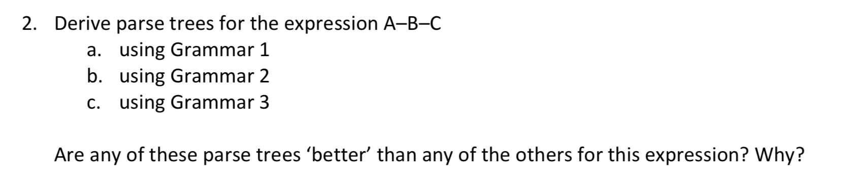 the questions. There are tools available for drawing trees, but you may