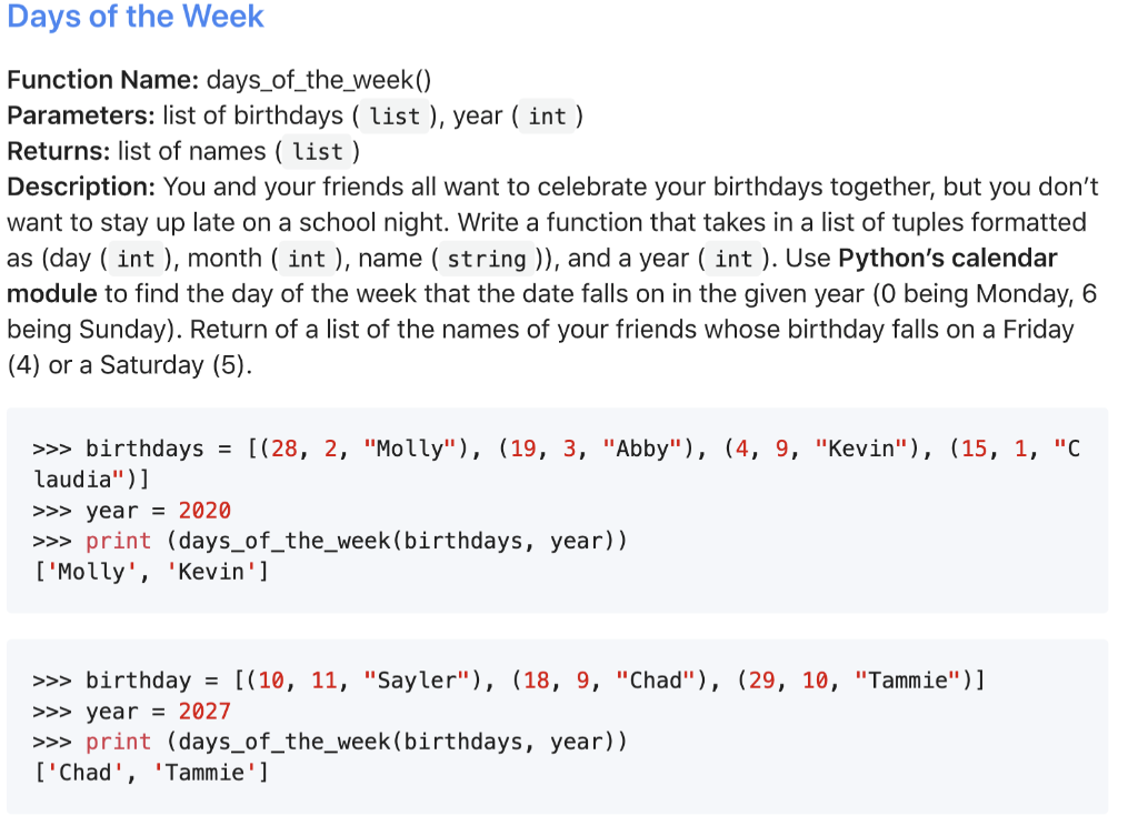 I need help coding for this given problem using python. I learned