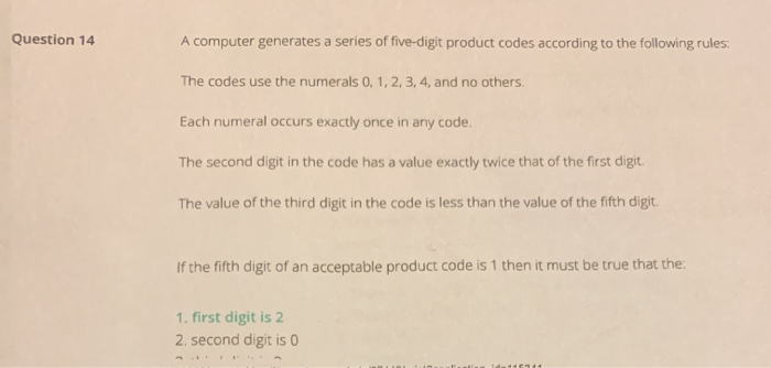 can you please solve this step by step Question 14 A computer