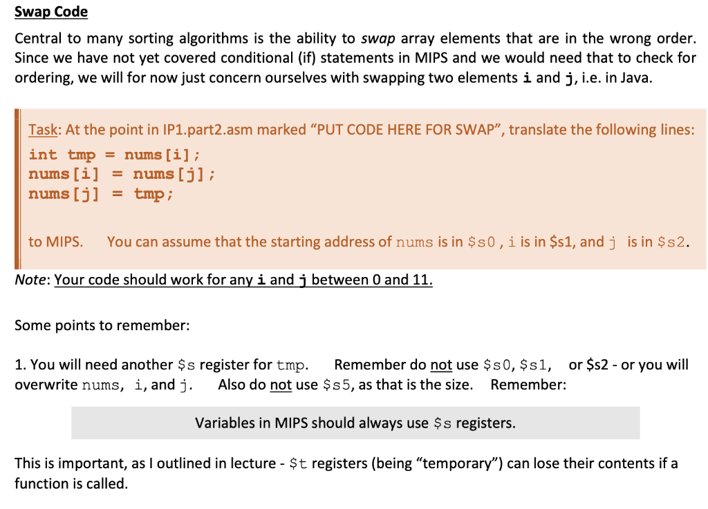 Registers Coproc 1 Coproco Number Value IP1.part2.asm 49 200.000.000 0:00:00 50 51