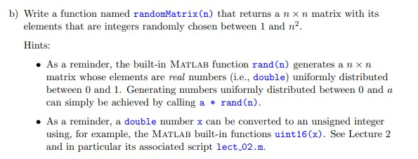 3 A magic square is a nxn matrix composed of distinct positive