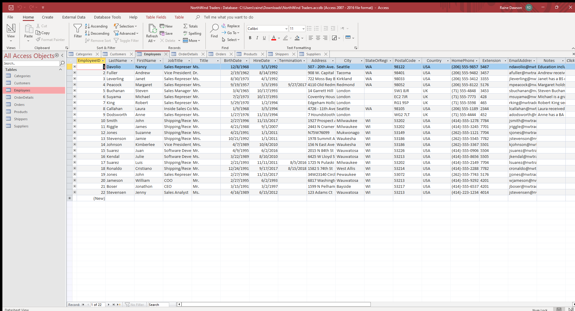Create and Number each query in Access to match the question number.