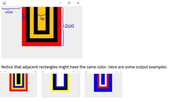 In Java: DrawPanel.java ( 30 points ) Override the method paintComponent to