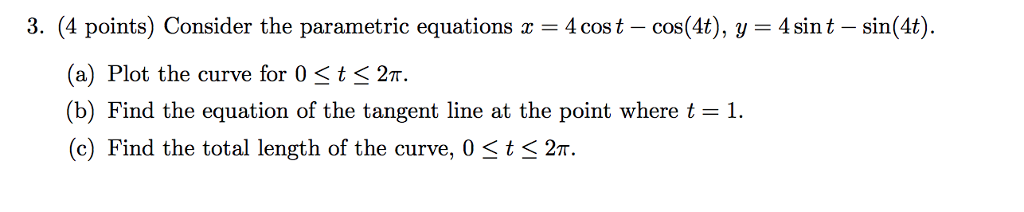 What code would I enter into matlab to solve this? 3. (4
