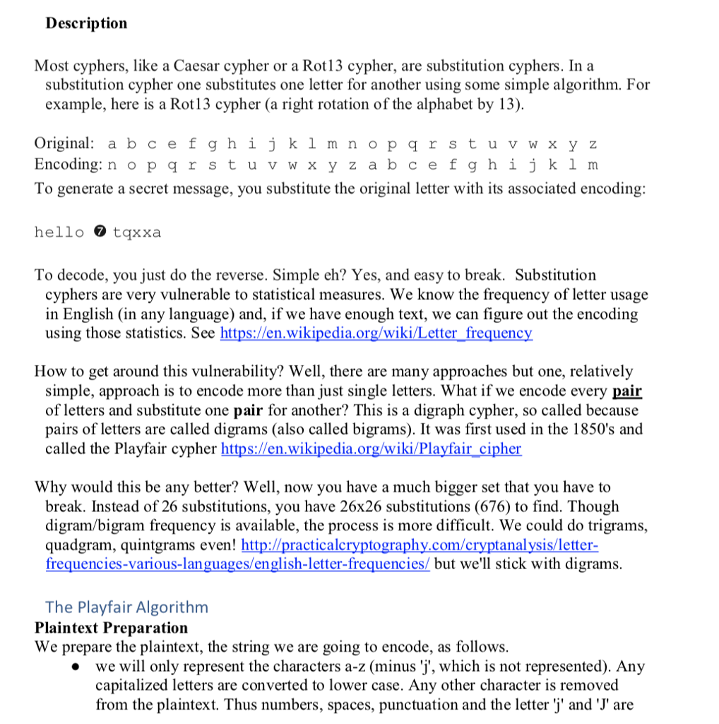code in c++ proj05_function.h #ifndef PROJ05_PLAYFAIR #define PROJ05_PLAYFAIR #include using std::string; #include