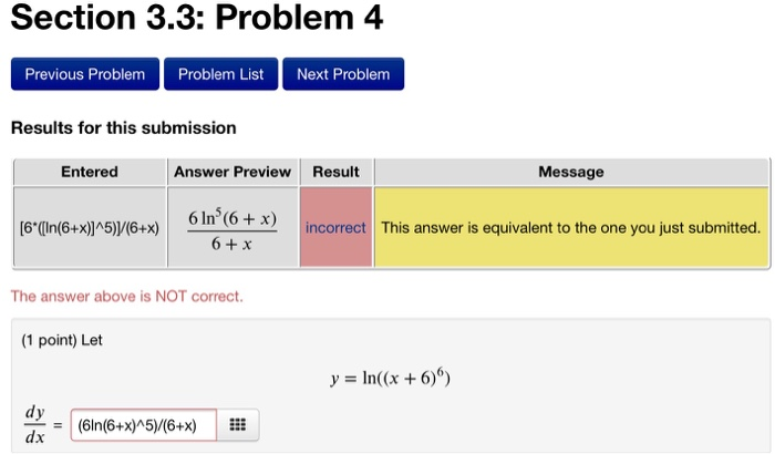  Section 3.3: Problem 4 Previous Problem Problem List Next Problem Results