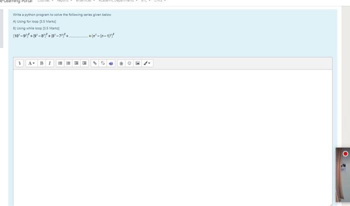 please i have 30 minute Write a python program to solve the