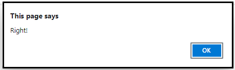 dialog box should be appeared right after the page load on the