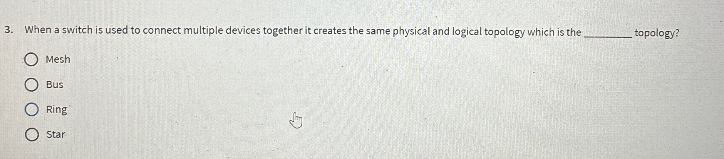  When a switch is used to connect multiple devices together it