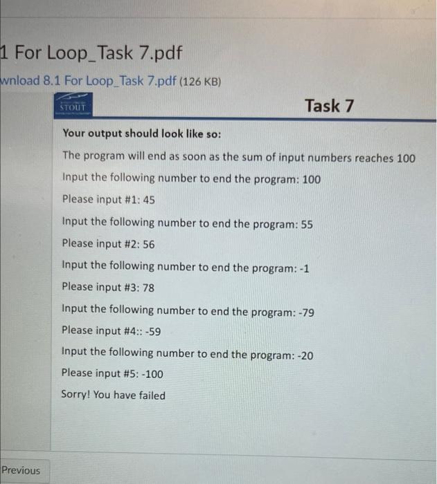 to write it using simple functions - Write a program that continues