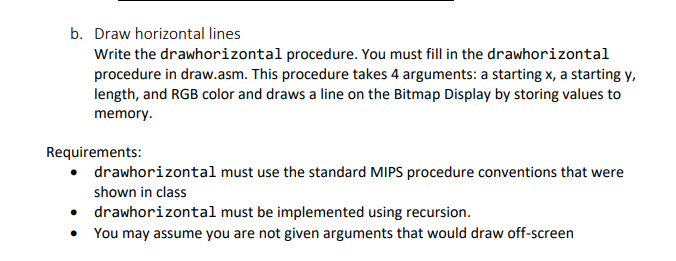 to the previous procedure, except it draws a vertical line Requirements: drawvertical
