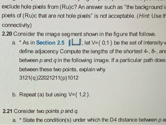  " exclude hole pixels from (Ru)c? An answer such as "the