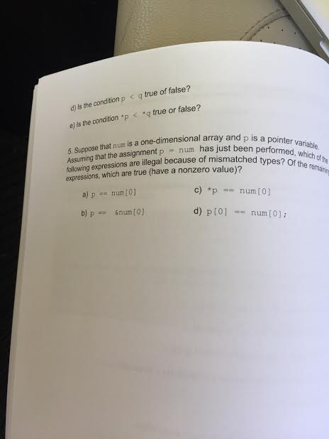 to x, ich of following expressions are aliases for the d) &*p