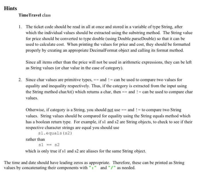 program is to accept coded ticket information to another time and place