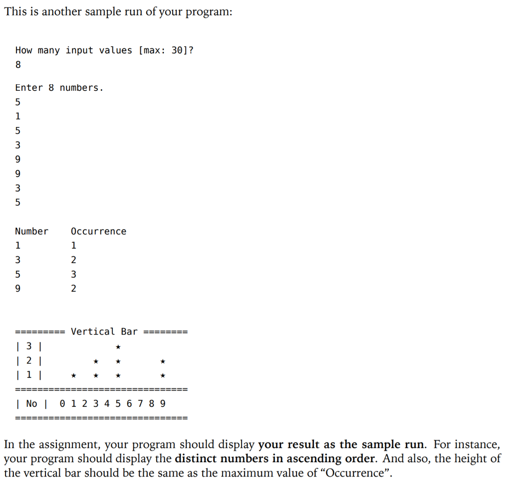 version of Java 8. Thank You! Write a Java program called Histogram.java