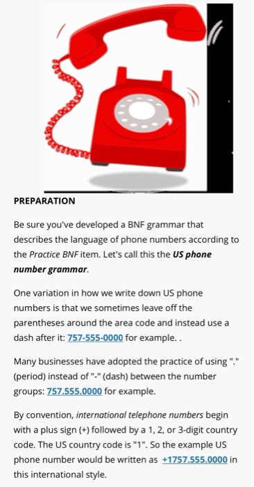  program has to run using BNF grammer PREPARATION Be sure you've