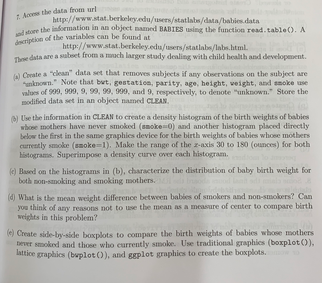 Assignment 1 is simply solving modification of problem 7 on page 195