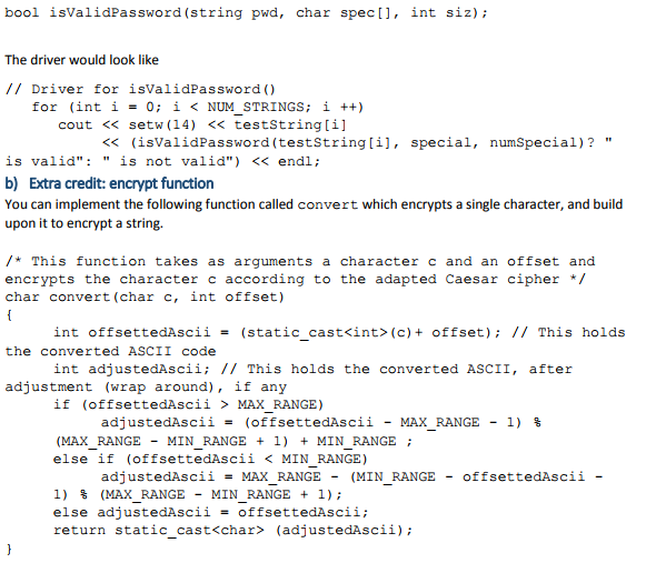following characters: #, $, %, &. ?, @, * 1. Additional requirements