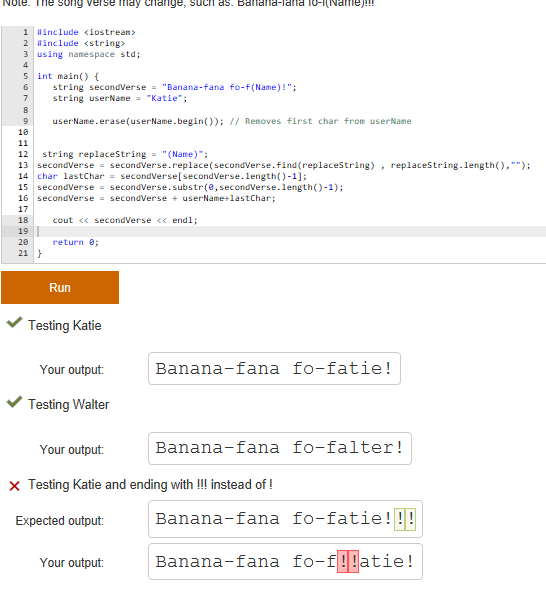 Using C++. What am I missing??? # include # include using namespace