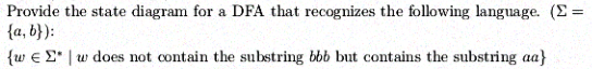 Using JFLAP with 5 accepted and 5 rejected tests Provide the state