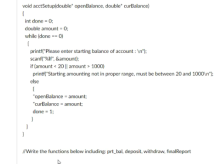 Write the functions 2. Write the prototypes 3. Write the function calls