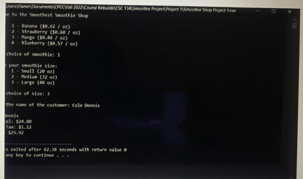 CODE THIS PROGRAM IN C++ WITH USING COMMENTS AS WELL You have