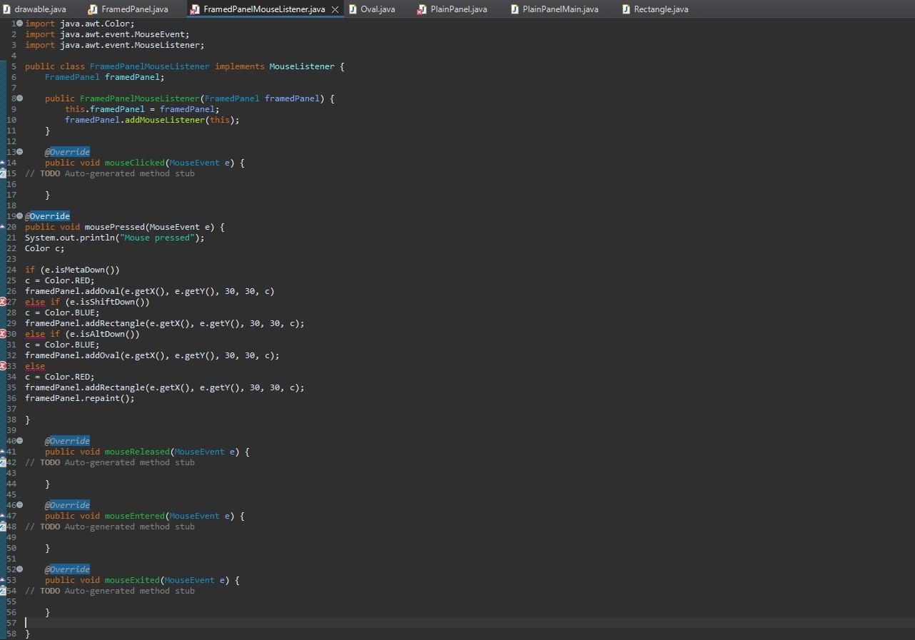 note that this is the 3rd method for registering listeners we discussed).