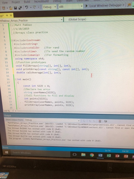 everything make sure you use the stuff he uses Example: Programming Challenges