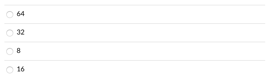 1) Please answer full question (a- e) All multiple choice. No work