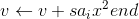 p notation (b) find the output of the function y = test([1,3,5,7],4,1)