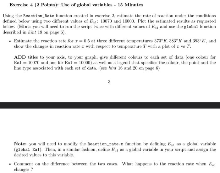 WTLI. necd it in future labe. Excercise 3 (4 Points)4 = 30