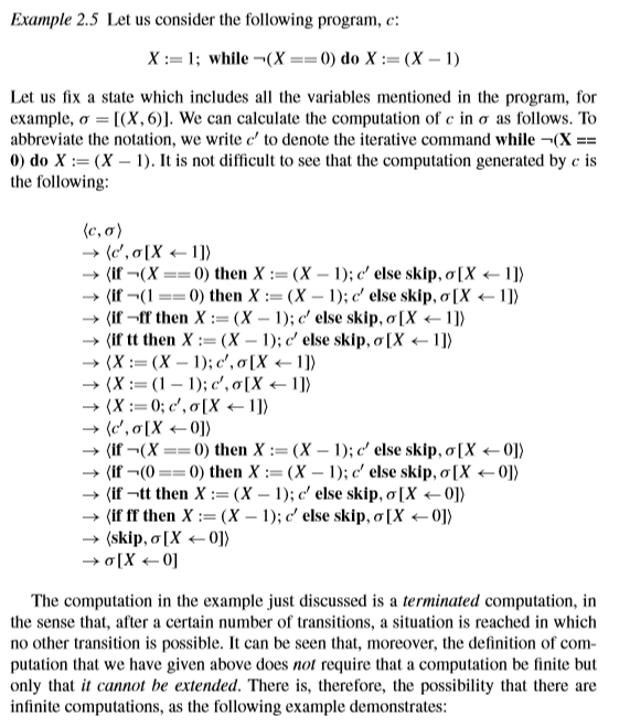 else z in the example language of the book (Sec. 2.5) (a)
