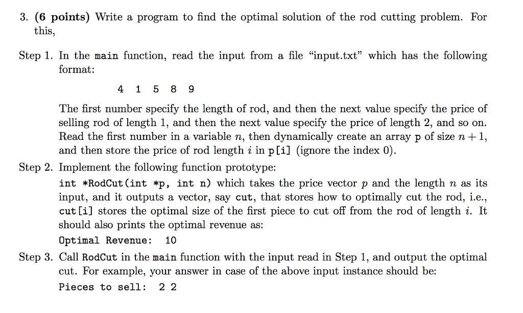  Use C++ 3. (6 points) Write a program to find the