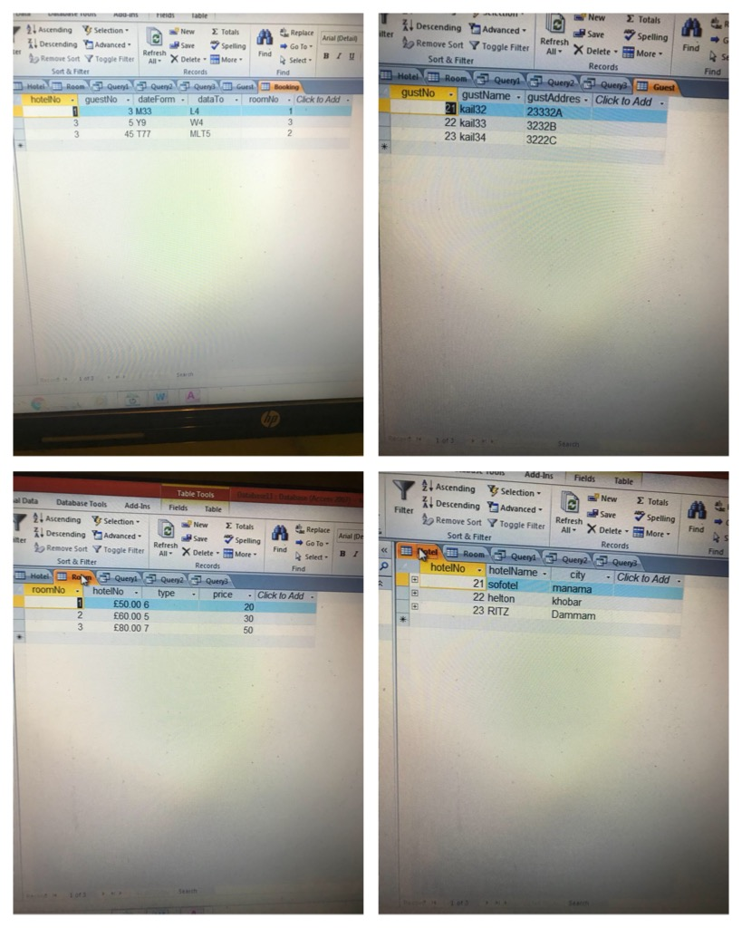  Database for Management Information System Simple Queries 1List full details of