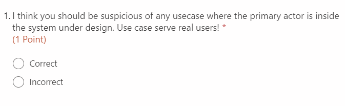It should define a user and something specific that they need. Including