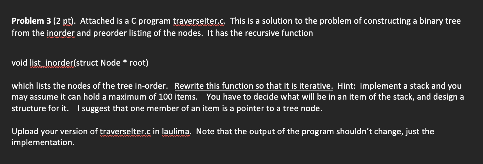 Please help! ``` #include #include struct Node { int val; struct Node